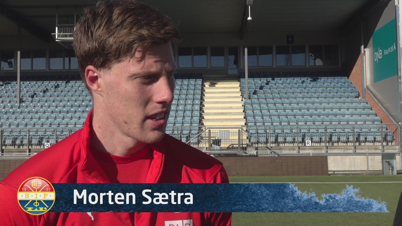 Morten Sætra før Sandefjord